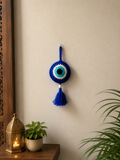 Evil Eye Crochet Wall Hanging