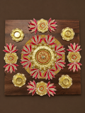 Rangoli Mat – Lotus - Vibrant Festive Décor