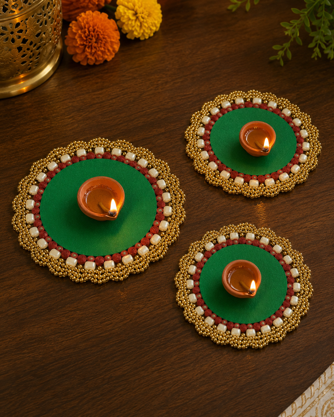 Diya Stand Set of 3