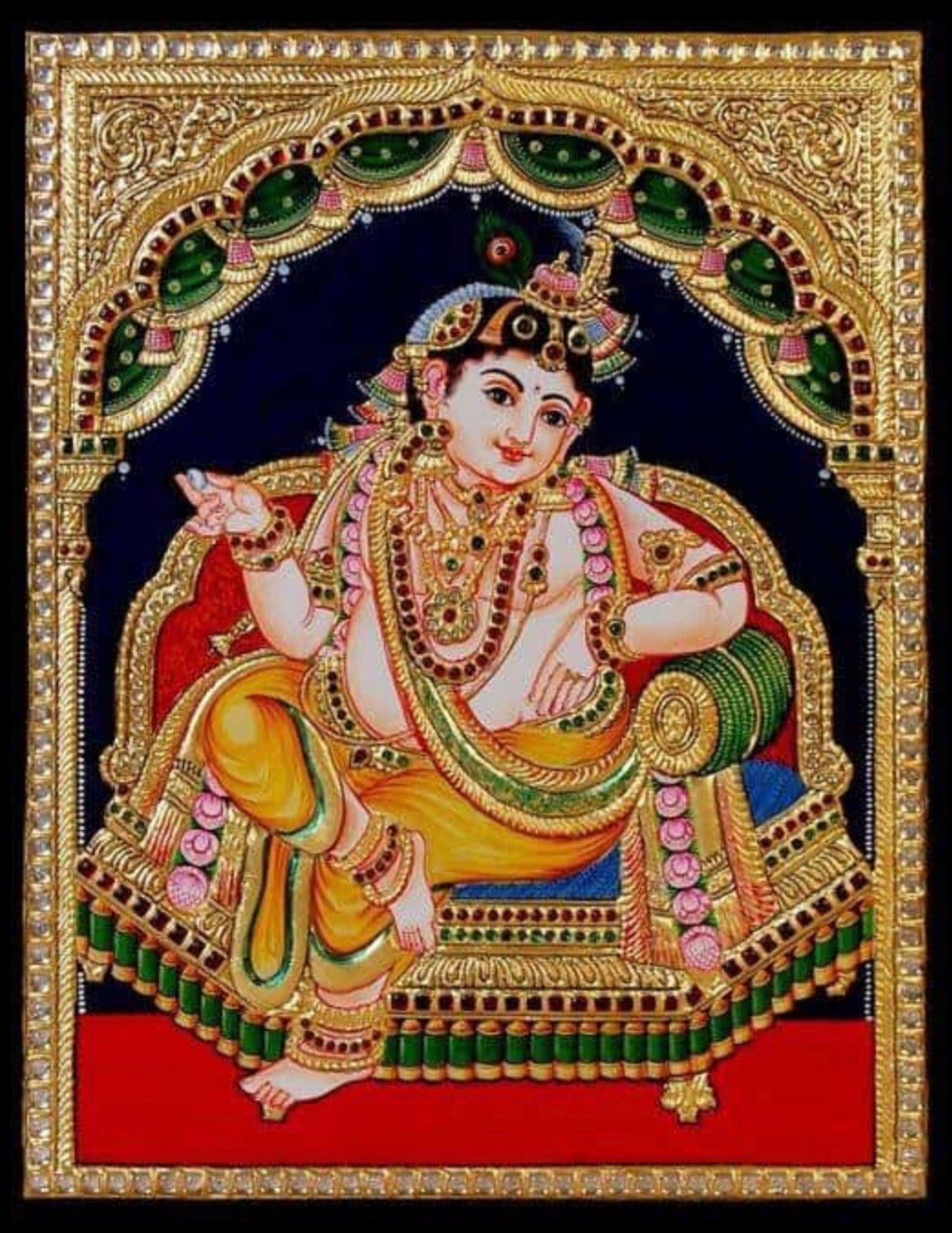 Tanjore Painting Art Online Class – Enrollment