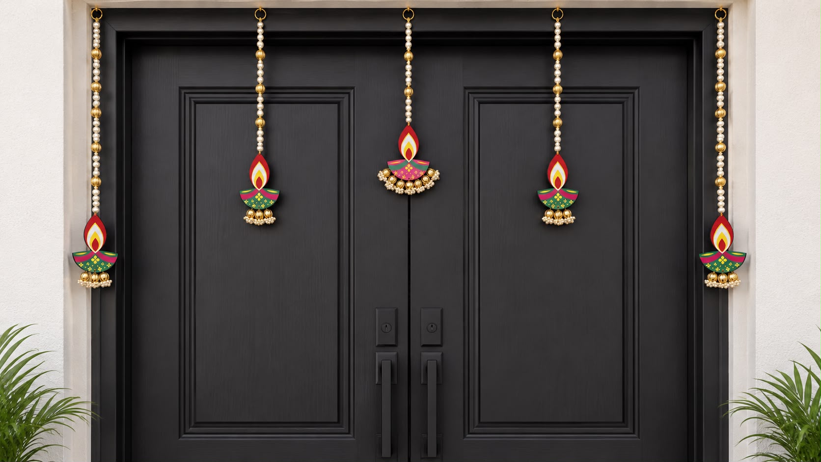 Diya Thoran for Entrance