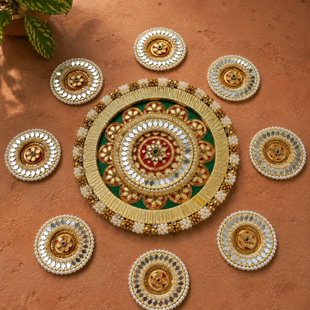 Rangoli Mat – Elegant Festive Décor