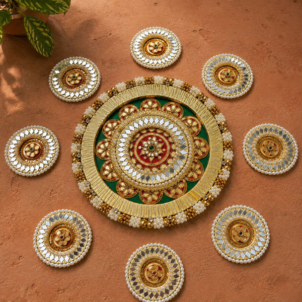 Rangoli Mat – Elegant Festive Décor